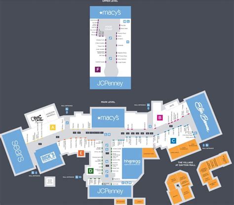 dayton mall directory map.